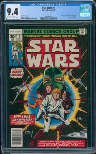 Star Wars #1 (Marvel, 1977) CGC 9.4 