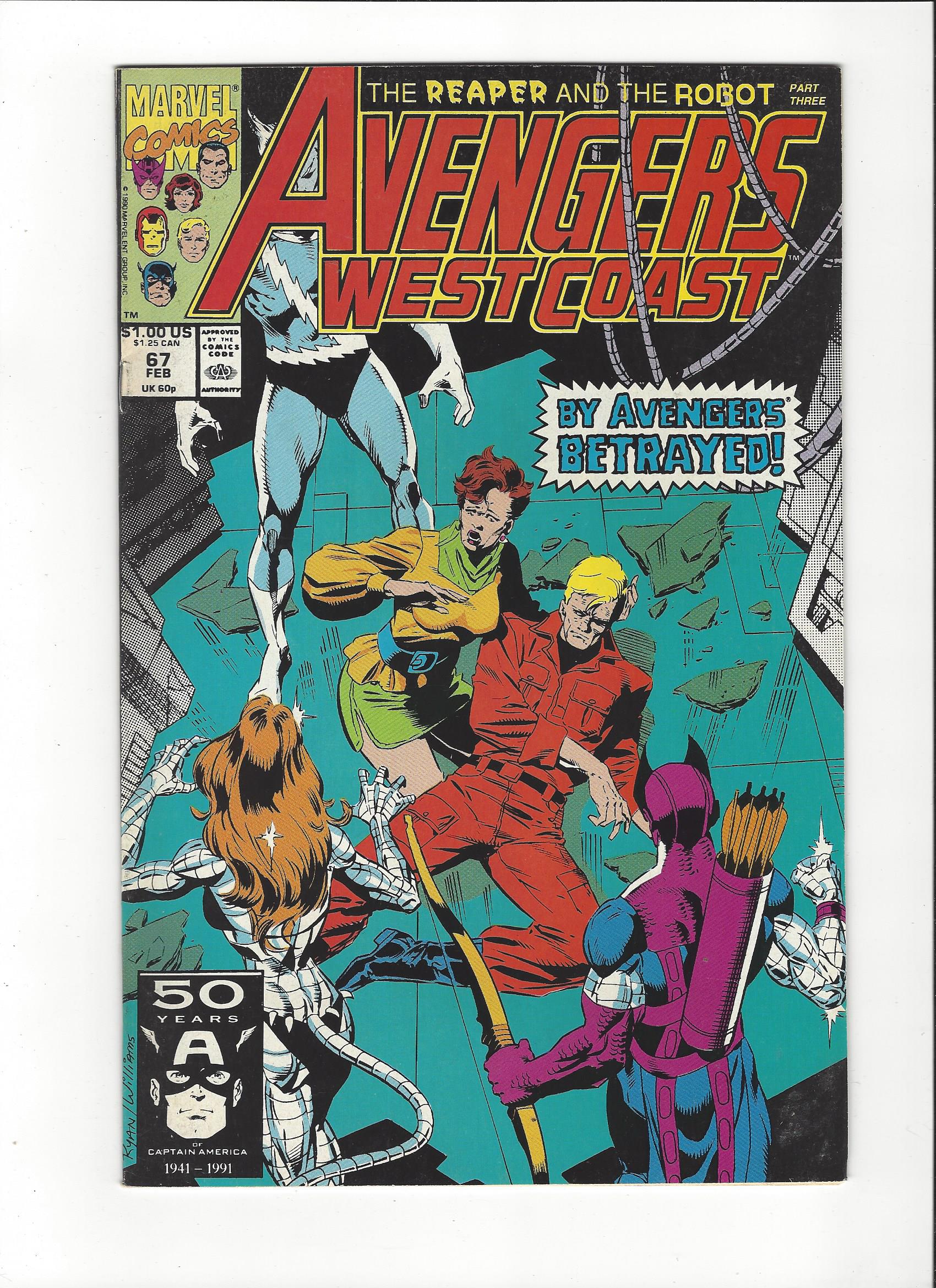 West Coast Avengers Comic Book Vol 2 #12 Marvel 1986 NEAR MINT NEW