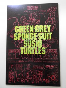 Green-Grey Sponge-Suit Sushi Turtles Spoof Signed and Remark Eastman/Laird+ NM-!