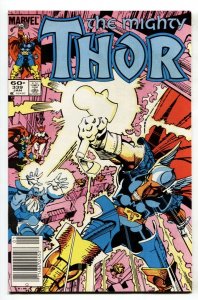 THOR #339-Marvel NEWSSTAND comic book BETA RAY BILL-1st Stormbreaker NM-