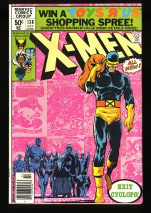 X-Men #138 VG+ 4.5 Newsstand Variant