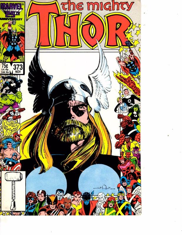Lot Of 2 Marvel Comic Books The Mighty Thor #373 and #370  ON2