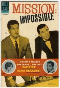 MISSION IMPOSSIBLE (1967-1969 DELL) 3 VG- PETER LUPUS/ COMICS BOOK