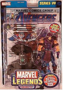 MARVEL LEGENDS SERIES VII (7) HAWKEYE W/ANTMAN ON ARROW FIGURE! MIP! AVENGERS