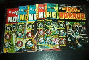 The Vault of Horror Double Sized Comic Book Lot 1-6 EC Comic
