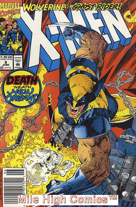 X-MEN  (1991 Series)  (MARVEL) #9 NEWSSTAND Very Good Comics Book