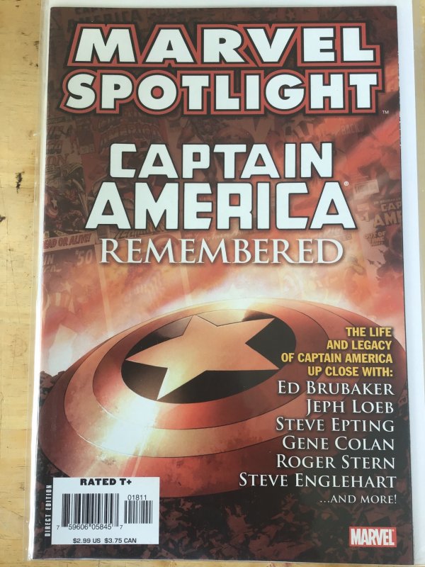 Marvel Spotlight:  Captain America Remembered (2007)