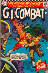 GI Combat #118 - Awesome Flamethrower Cover! - 1966 (Grade 4.0) WH