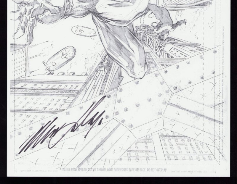 NIGHTWING #97 page Interiors photocopy 11 x 17 print SIGNED