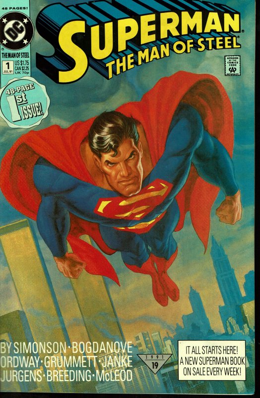 Superman: Man of Steel #1 - NM - 1991