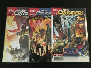 NEW CRUSADERS #1, 2, 3  VF Condition