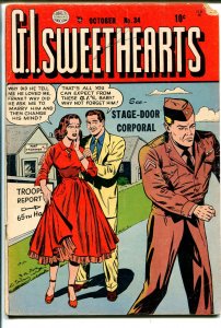 G.I. Sweethearts #34  1953 - Quality  -G/VG - Comic Book