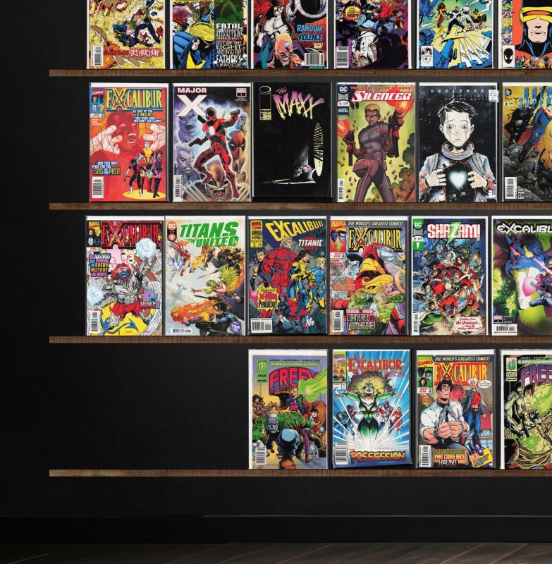 Huge Lot 150+ Comics with Excalibur, Freex, X-Factor, The Maxx, X-Men & More!