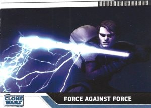 2008 Star Wars: The Clone Wars #78 Force Against Force