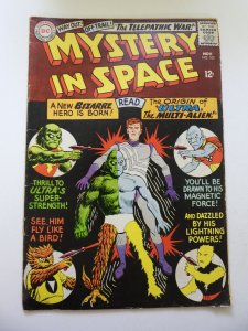 Mystery in Space #103 (1965) VG Cond 1/4 spine split cover detached at 1 staple