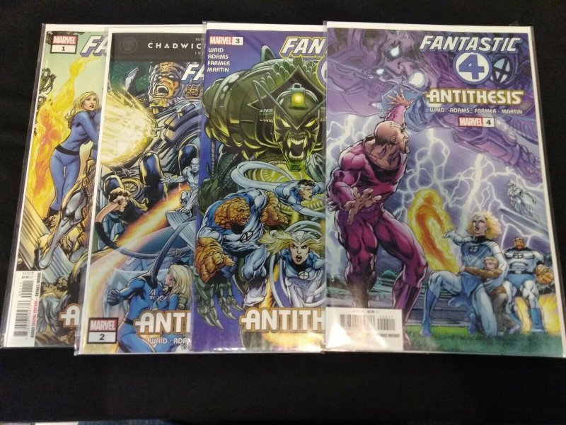Fantastic Four Antithesis #1-4 1 2 3 4 First Antithesis Marvel Neal Adams 2020