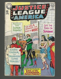 Justice League Of America #28 Case Of The Forbidden Super- Powers 