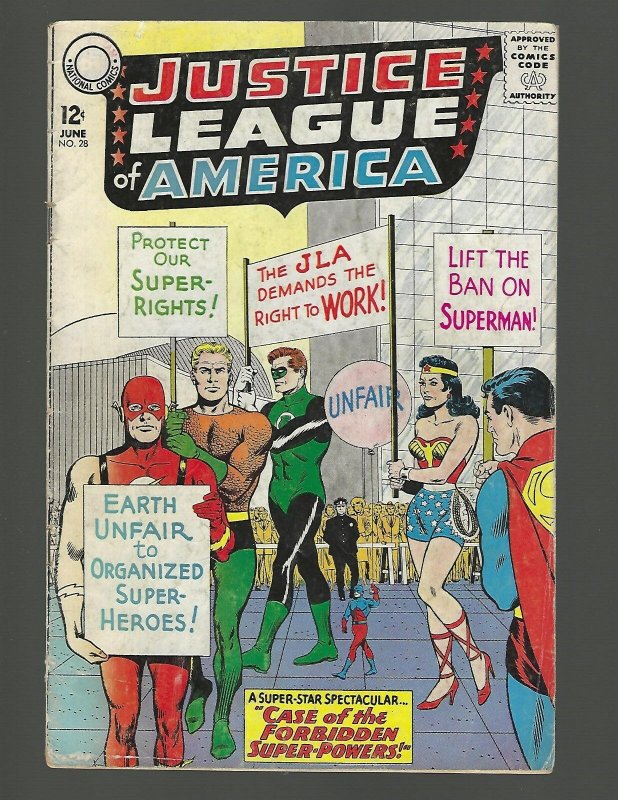 Justice League Of America #28 Case Of The Forbidden Super- Powers 