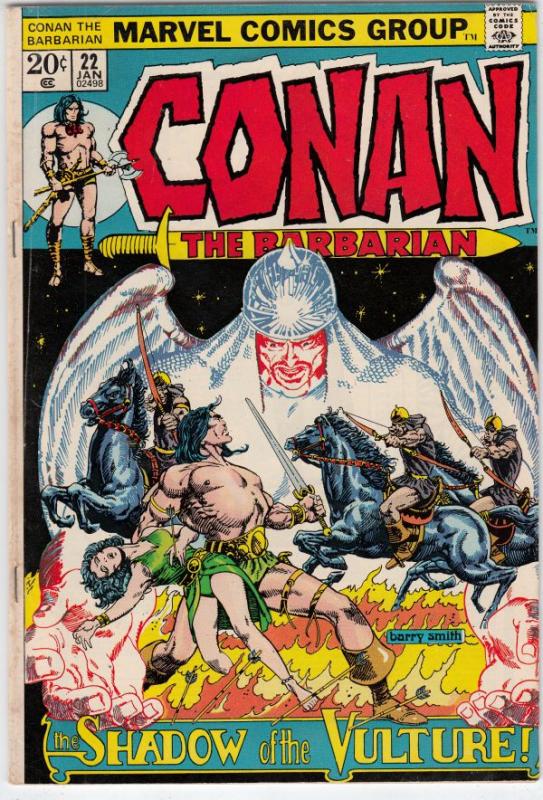 Conan the Barbarian #22 (Jan-73) FN/VF Mid-High-Grade Conan the Barbarian