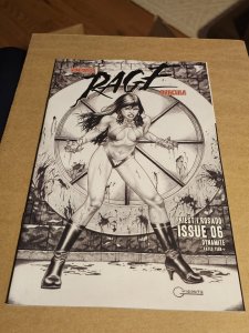 Vampirella Dracula Rage #6 Cover G Vigonte b&w Line Art 1:10 Variant Dynamite NM