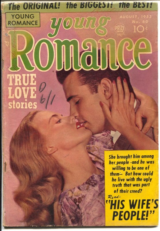 Young Romance #60 1953-Crestwood-Simon & Kirby-VG