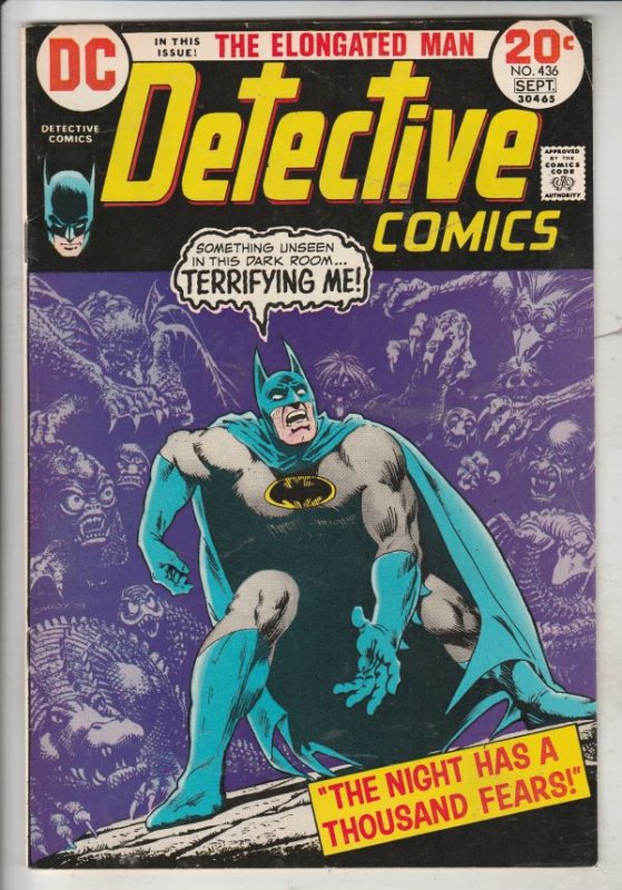 Detective Comics #436 (Sep-73) VF High-Grade Batman