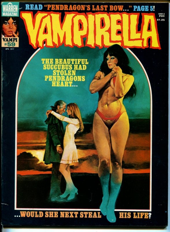Vampirella #59 1977-Warren-Vampi cover-terror & horror stories-FN