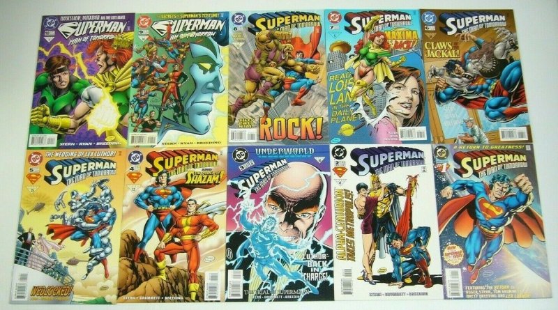 Superman: the Man of Tomorrow #1-15 VF/NM complete series + #1,000,000 dc comics