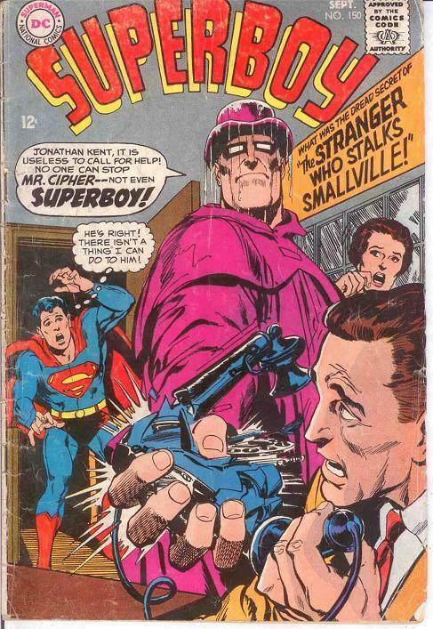 SUPERBOY 150 GOOD NEAL ADAMS COVER  September 1968 COMICS BOOK