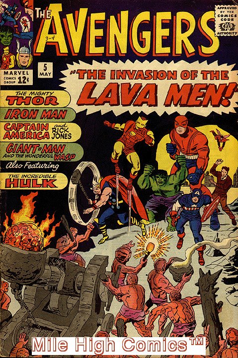 AVENGERS  (1963 Series)  (MARVEL) #5 Very Good Comics Book