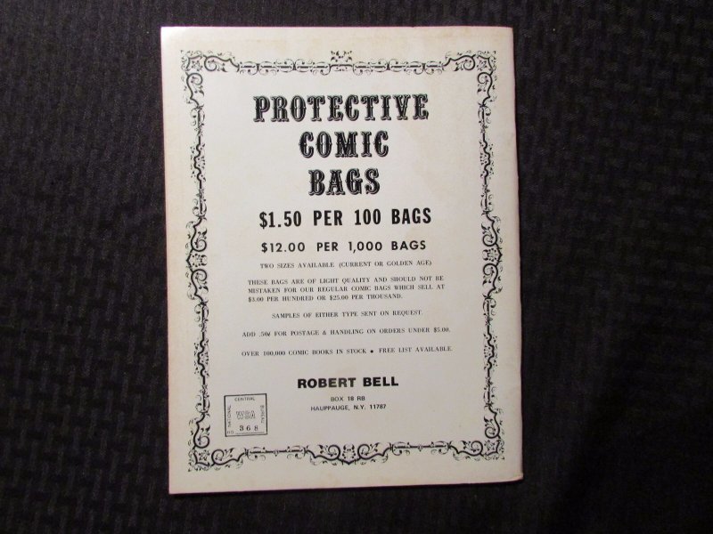 1974 Rocket's Blast ComiCollector RBCC #110 FANZINE FN 6.0 Dracula Cover