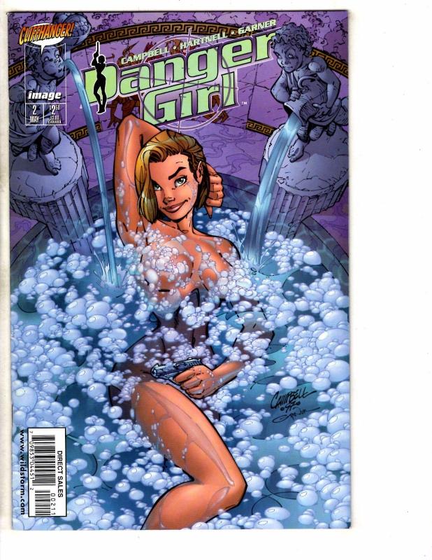 Lot Of 4 Danger Girl Image Comic Books # 2 3 (3) J Scott Campbell Variants J258