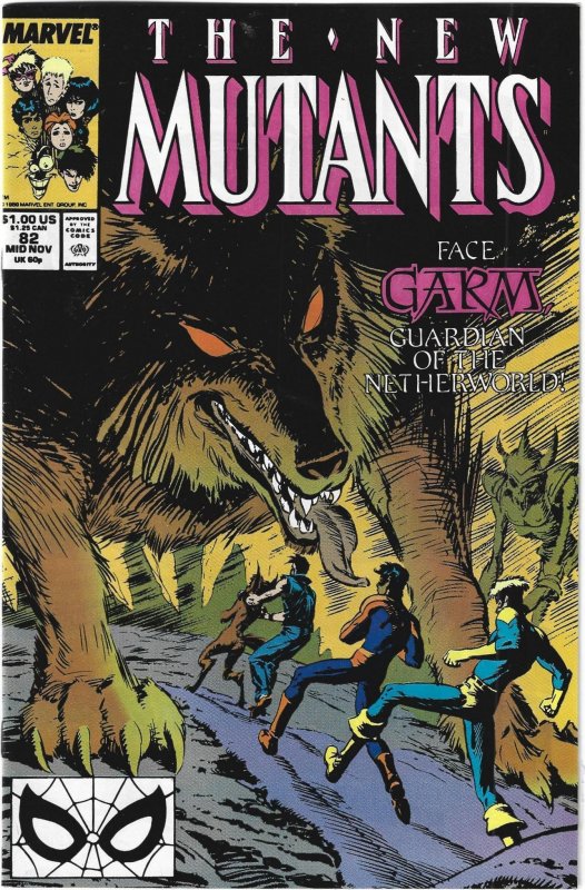 The New Mutants #74  through 82 (1989)