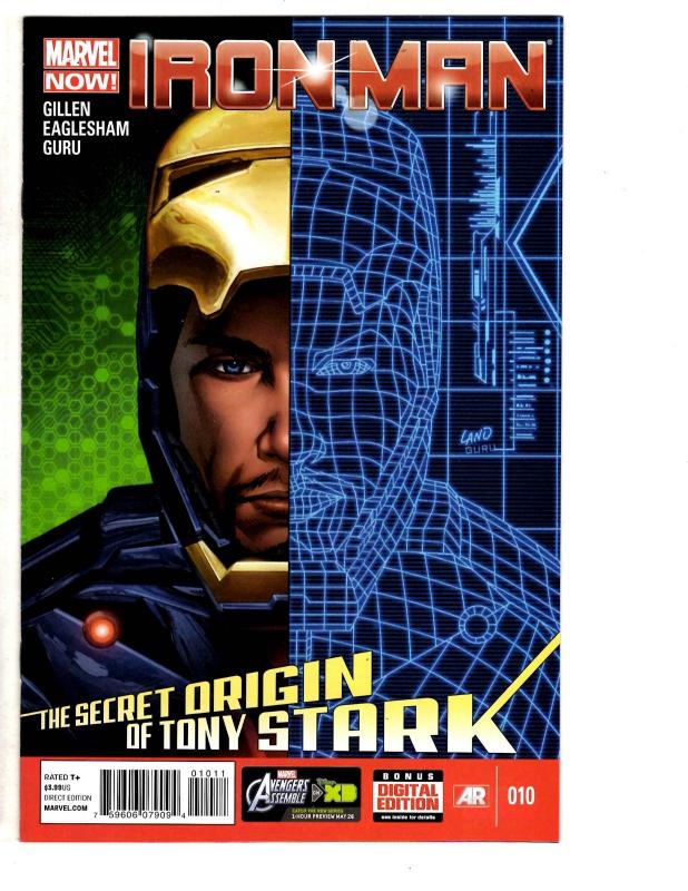 8 Iron Man Marvel Comic Books # 1 2 6 8 10 12 13 23 Mandarin Gillen Land MS10