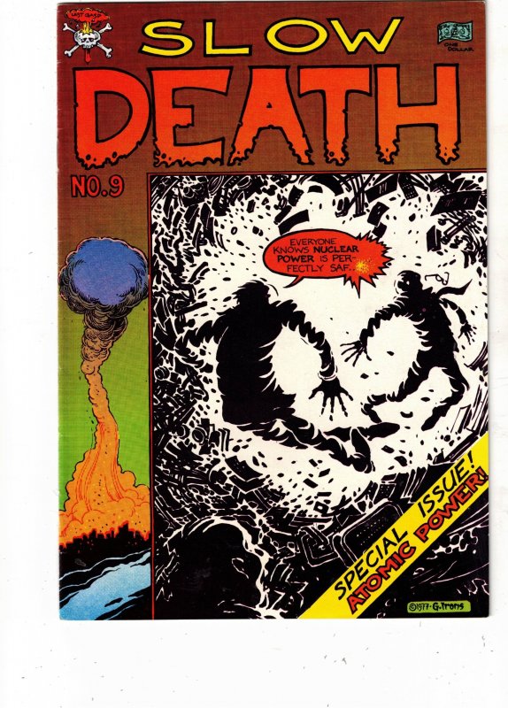 Slow Death #9 (1978) Greg Irons Art NM- High-Grade 1st Print Undergound Comix