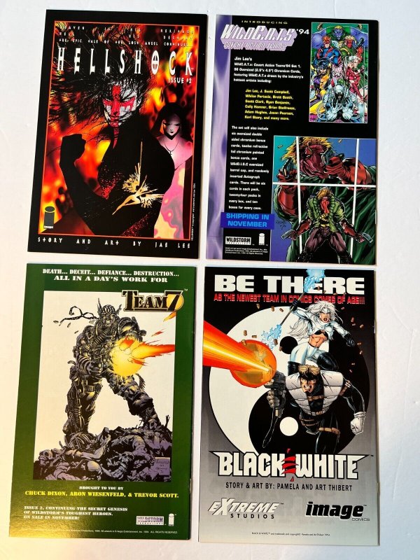 Hellshock  Vol. 1 (1994) #1-4 complete mini series Jae Lee NM/NM+ Image Comics