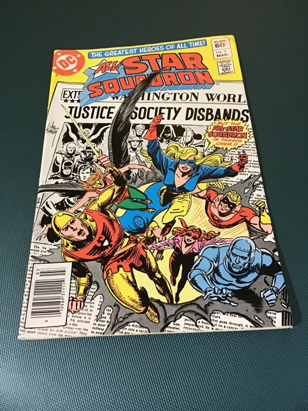 All-Star Squadron #7 (1982) Justice Society Disbands! High-Grade NM- Wow!