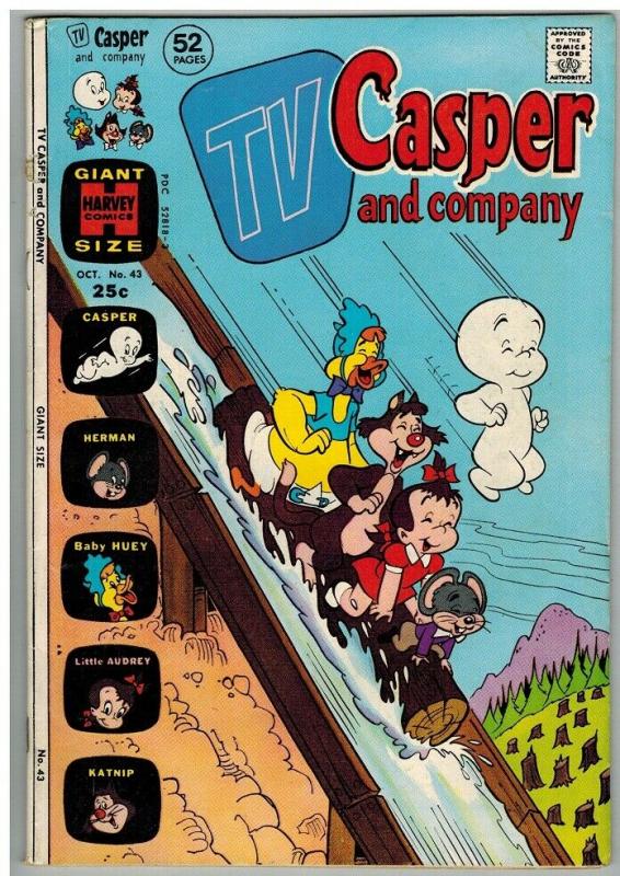 TV CASPER & COMPANY (1963-1974) 43 VG Oct. 1973 COMICS BOOK