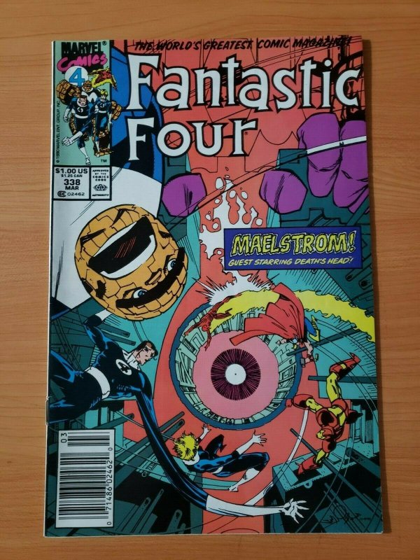 Fantastic Four #338 Newsstand Edition ~ NEAR MINT NM ~ 1990 MARVEL COMICS