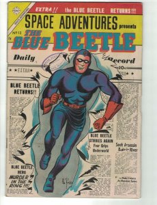 Space Adventures #13 VG; Charlton | reprint from Blue Beetle #59 - we combine sh 