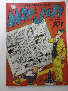 Mutt & Jeff #8 (1943) VHTF Comic!! Beautiful VG/Fine Condition!