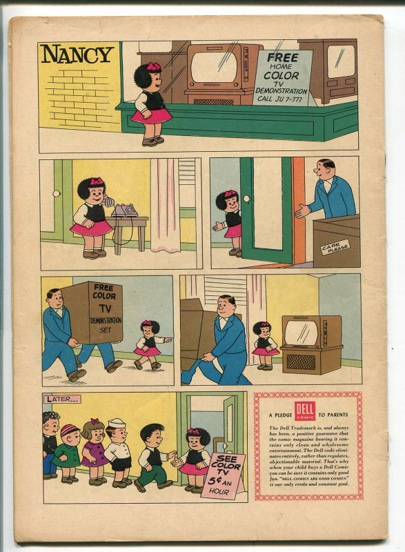 TIP TOP #211 1958-DELL-NANCY-SLUGGO-PEANUTS-CHARLIE BROWN-vg 