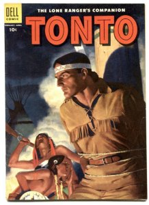 Tonto #18 1955- Dell Western- Lone Ranger's companion FN+