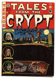 TALES FROM THE CRYPT #28-1952-EC-LIVING BURIAL COVER-INGLES-ORLANDO-vg