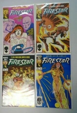 Firestar set:#1-4 8.5 VF+ (1986)