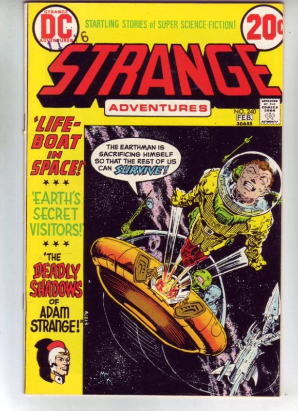 Strange Adventures #240 (Feb-73) NM/NM- High-Grade Adam Strange, Alana