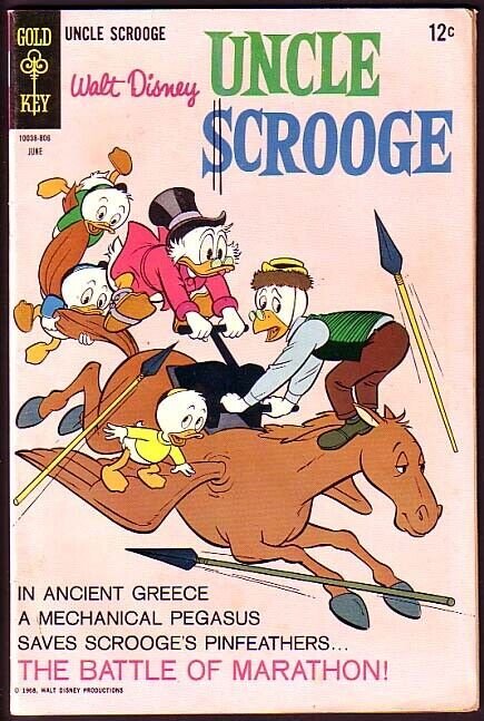 UNCLE SCROOGE #75-CARL BARKS-FLYING DONKEY FN