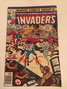 THE INVADERS V1 #14  1977    REPRINTS CAPTAIN AMERICA