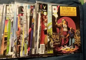 valiant 65 issue vintage to modern age comics lot run set movie collection book