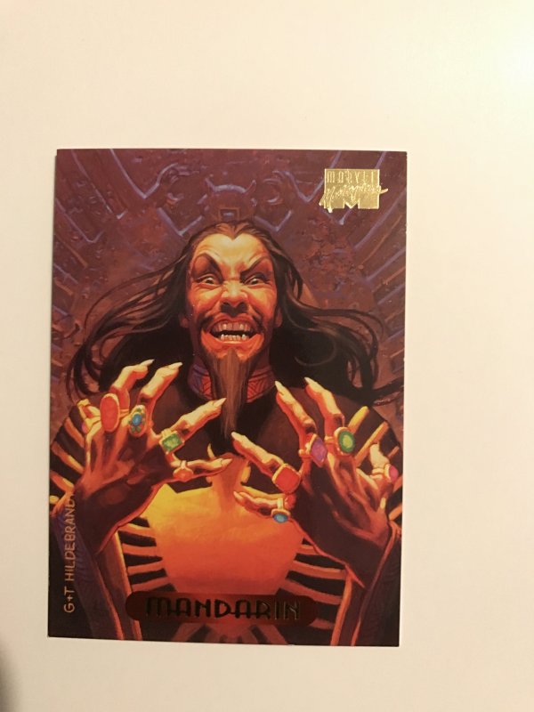 Mandarin #71 card : 1994 Marvel Masterpieces, NM; Hilderbrandt art